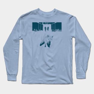 A Fox on the Brooklin Bridge Long Sleeve T-Shirt